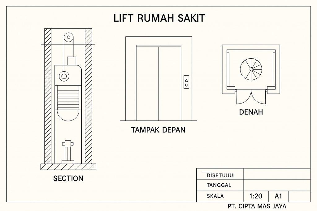 Riksa Uji K3 Elevator dan Eskalator 8 Lift untuk Rumah Sakit adalah sarana transportasi vertikal yang digunakan di fasilitas pelayanan kesehatan untuk memindahkan pasien, perawat, dokter, serta alat-alat medis dari satu lantai ke lantai lainnya. Lift ini dirancang khusus agar dapat beroperasi dengan kecepatan dan stabilitas tinggi, serta memenuhi standar keselamatan dan kebersihan yang ketat.