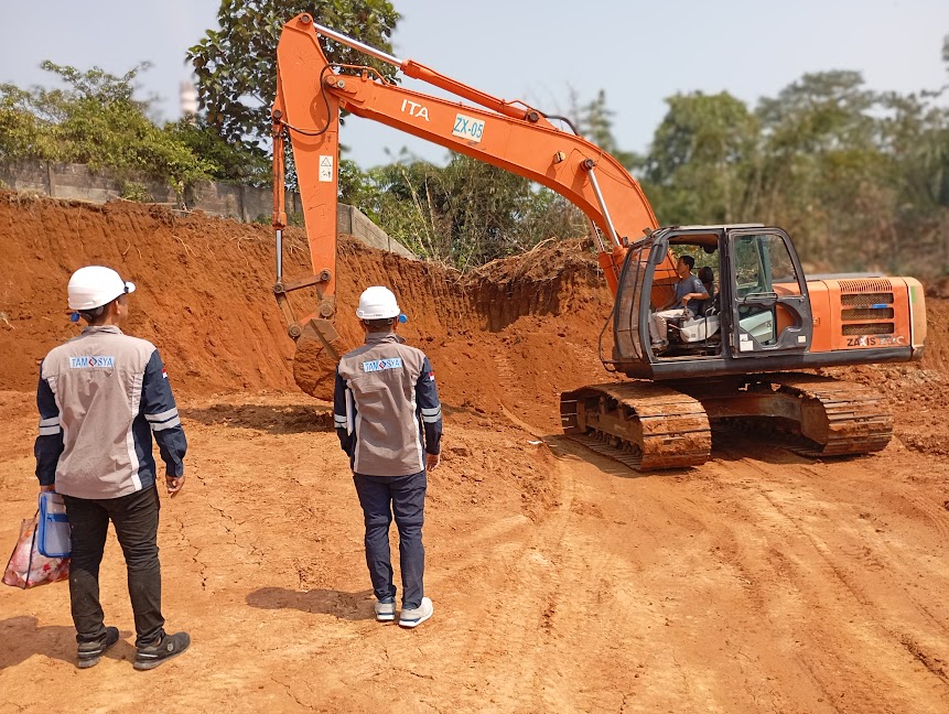 Riksa Uji Excavator 2 Jasa Inspeksi K3 PJK3 Riksa Uji PT. Cipta Mas Jaya Pesawat Angkat Angkut Excavator
