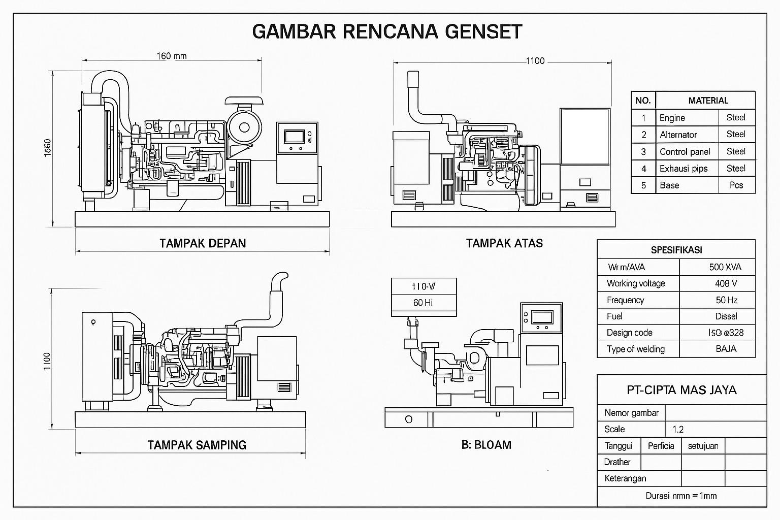 SLO Genset adalah Sertifikat Laik Operasi yang menyatakan bahwa instalasi dan pengoperasian genset telah memenuhi persyaratan keselamatan dan kelayakan operasional sesuai peraturan perundang-undangan.