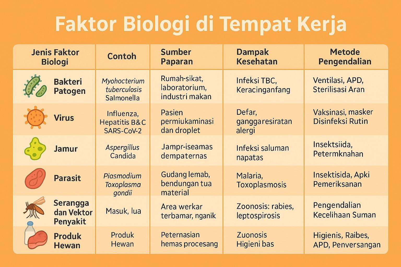 Faktor Biologi di Lingkungan Kerja